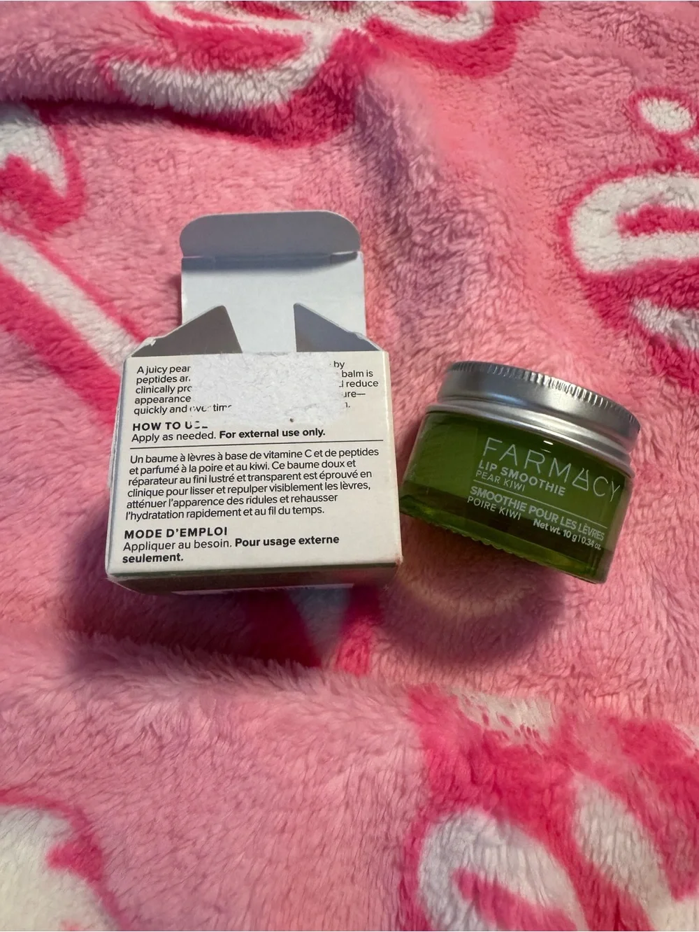 Farmacy Lip Smoothie Pear Kiwi Lip Balm - New In Box